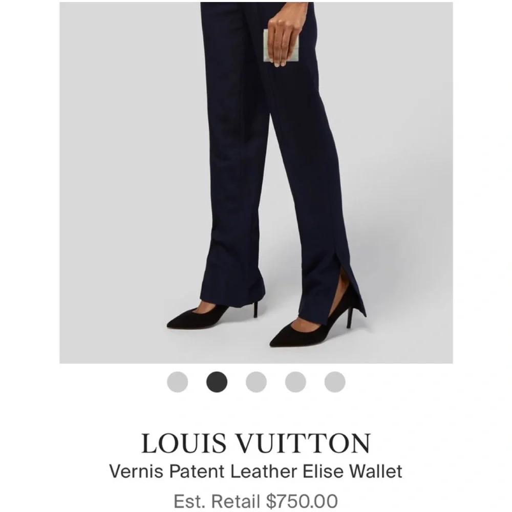 Louis Vuitton Monogram Vernis Patent Leather Elise Tri-fold Wallet - Picture 16 of 16